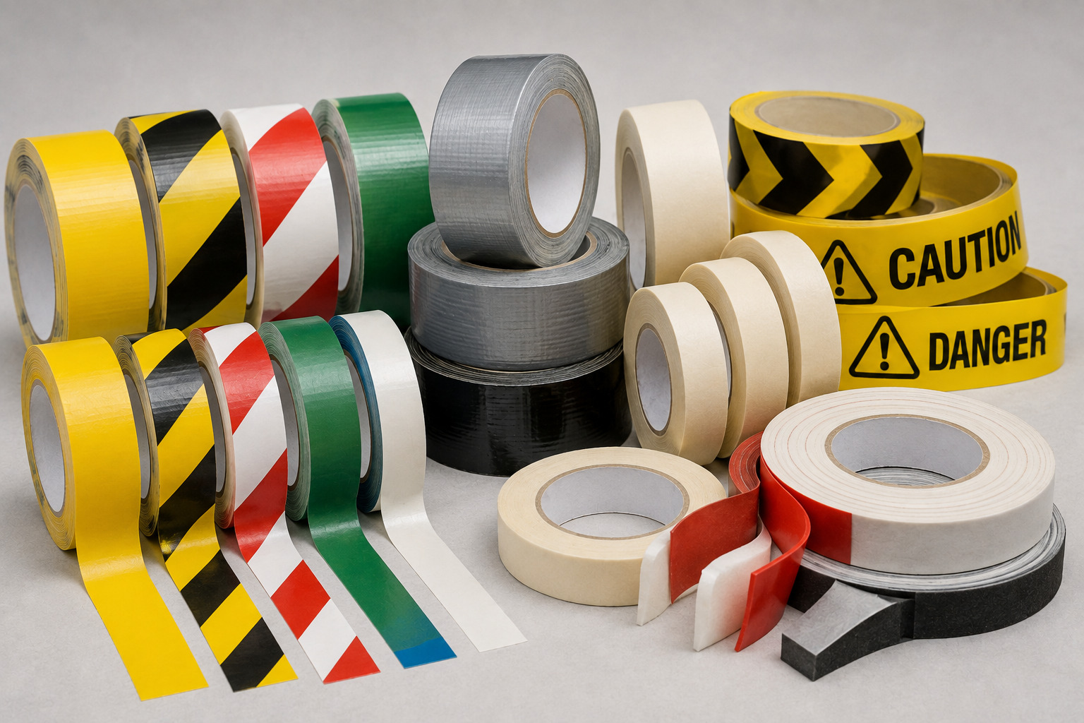 Industrial Floor Marking, Duct, Masking & Foam Tapes