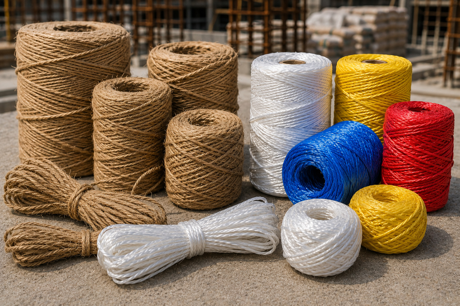 Natural Jute Sutali (Twine) & Polypropylene (PP) Twines
